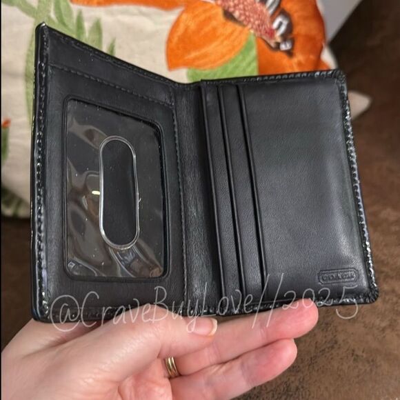 COACH CARD CASE VINTAGE Y2K - Picture 3 of 3